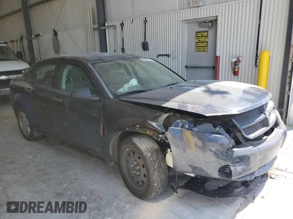 2008 Dodge Avenger SE with VIN 1B3LC46K78N183840, listed as a Copart auction lot 69601235 with Not provided miles and Salvage title. Bid and sale history available at DreamBid. Image 4.
