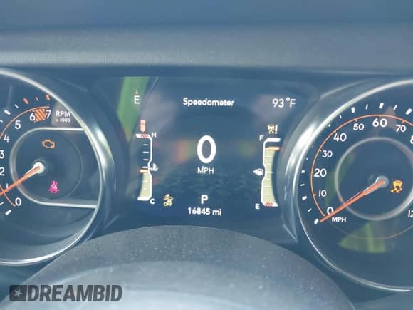 2023 Jeep Wrangler Sahara Altitude with VIN 1C4HJXEG0PW558839, listed as a IAAI auction lot 43001327 with 16,845 mi miles and . Bid and sale history available at DreamBid. Image 15.