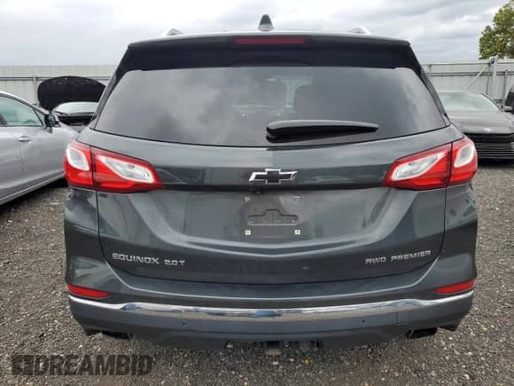 2019 Chevrolet Equinox Premier with VIN 3GNAXYEXXKS581773, listed as a Copart auction lot 80353755 with 105,791 mi miles and Salvage title. Bid and sale history available at DreamBid. Image 6.