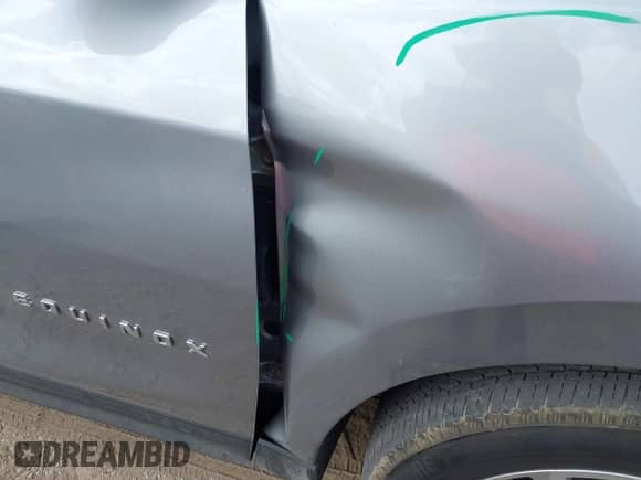 2024 Chevrolet Equinox LT with VIN 3GNAXUEG7RL345322, listed as a IAAI auction lot 43383399 with 38,476 mi miles and . Bid and sale history available at DreamBid. Image 18.