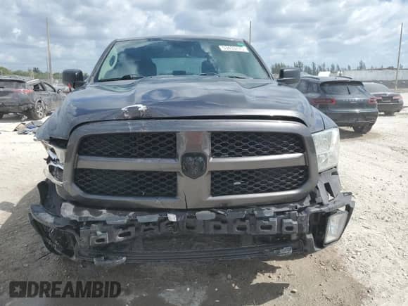 2018 Ram 1500 Express with VIN 1C6RR7KG1JS258072, listed as a Copart auction lot 53433775 with 122,000 mi miles and Salvage title. Bid and sale history available at DreamBid. Image 5.