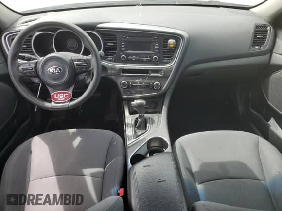 2015 Kia Optima LX with VIN KNAGM4A79F5630761, listed as a Copart auction lot 70302334 with 106,427 mi miles and Salvage title. Bid and sale history available at DreamBid. Image 8.