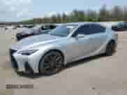 2023 Lexus IS 350 F Sport z VIN JTHGZ1E2XP5027982, wystawiony jako Copart lot #60744345 z przebiegiem 13 350 mil mil oraz Szkoda całkowita • Salvage title. Historia ofert i sprzedaży dostępna na DreamBid. Obrazek 1.