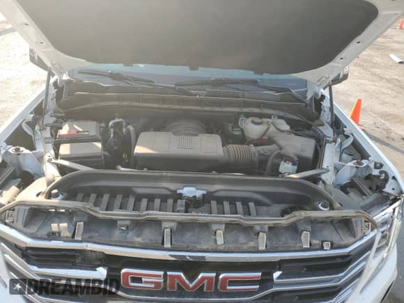 2022 GMC Sierra 1500 SLT with VIN 1GTUUDEDXNZ635464, listed as a Copart auction lot 62771555 with 48,801 mi miles and Salvage title. Bid and sale history available at DreamBid. Image 11.