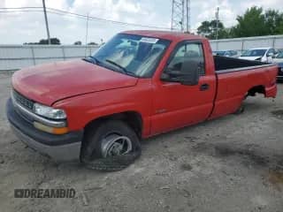 2000 Chevrolet Silverado 1500 with VIN 1GCEK14W2YE218542, listed as a Copart auction lot 64623235 with 242,232 mi miles and Salvage title. Bid and sale history available at DreamBid. Image 1.