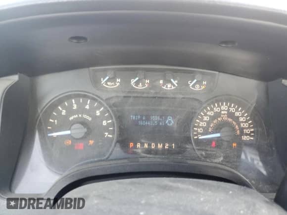 2012 Ford F-150 XL with VIN 1FTMF1CM8CKD87569, listed as a Copart auction lot 81311375 with 160,443 mi miles and Salvage title. Bid and sale history available at DreamBid. Image 9.