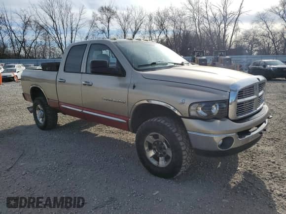 2003 Dodge RAM with VIN 1D7KU28C33J537795, listed as a Copart auction lot 41770235 with 264,699 mi miles and Clean title. Bid and sale history available at DreamBid. Image 4.