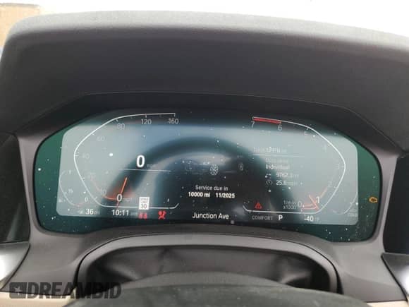 2022 BMW 4 Series 430i with VIN WBA23AT03NCJ32884, listed as a Copart auction lot 48077065 with 12,910 mi miles and Salvage title. Bid and sale history available at DreamBid. Image 9.