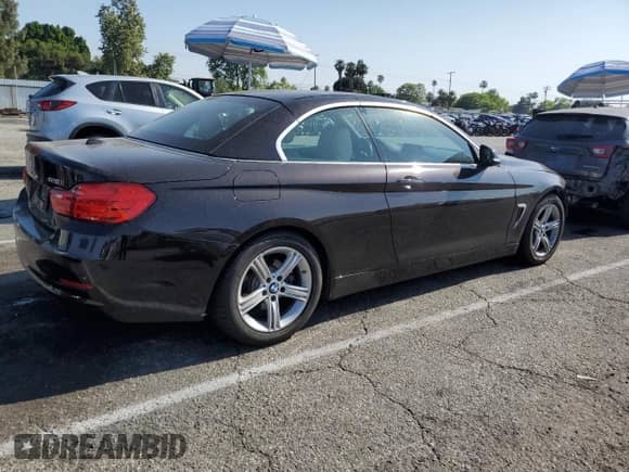 2015 BMW 4 Series 428i with VIN WBA3V7C50FP772347, listed as a Copart auction lot 57513835 with 65,695 mi miles and Salvage title. Bid and sale history available at DreamBid. Image 3.