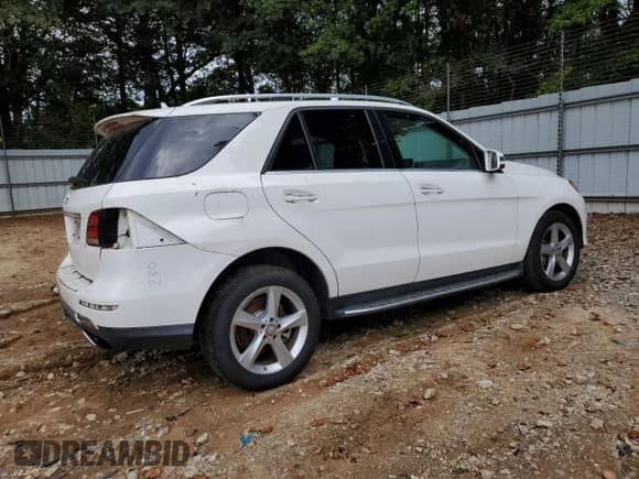 2016 Mercedes-Benz GLE 350 with VIN 4JGDA5JBXGA745706, listed as a Copart auction lot 71767765 with 85,030 mi miles and Salvage title. Bid and sale history available at DreamBid. Image 3.