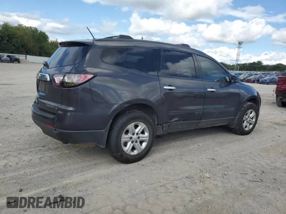 2014 Chevrolet Traverse LS with VIN 1GNKRFED1EJ311734, listed as a Copart auction lot 81766305 with Not provided miles and Clean title. Bid and sale history available at DreamBid. Image 3.