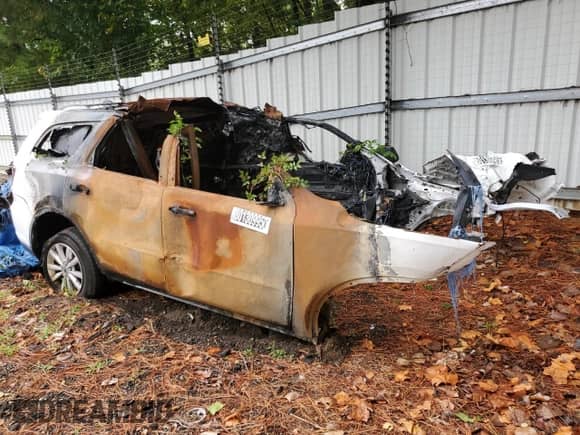 2023 Dodge Durango SXT with VIN 1C4RDHAG2PC634814, listed as a Copart auction lot 80130995 with Not provided miles and Non repairable. Bid and sale history available at DreamBid. Image 4.