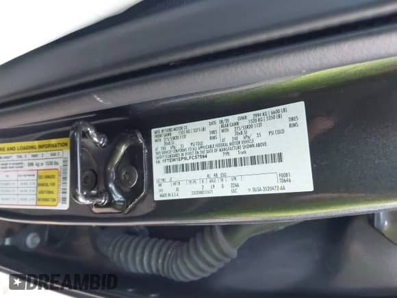 2020 Ford F-150 XL с VIN 1FTEW1EP9LFC57594, выставлен на аукционе IAAI как лот 43236873 с пробегом 72 054 миль миль и . История ставок и продаж доступна на DreamBid. Изображение 9.