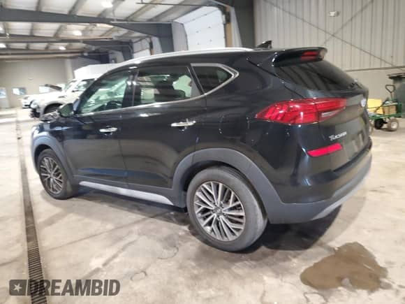2021 Hyundai Tucson Limited with VIN KM8J3CAL2MU356997, listed as a Copart auction lot 63703275 with 22,537 mi miles and Salvage title. Bid and sale history available at DreamBid. Image 2.