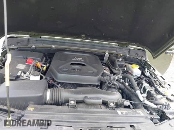 2021 Jeep Wrangler Unlimited Sahara High Altitude z VIN 1C4HJXEN1MW600736, wystawiony jako IAAI lot #42722197 z przebiegiem 34 391 mil mil oraz . Historia ofert i sprzedaży dostępna na DreamBid. Obrazek 10.