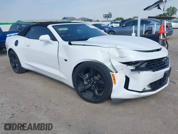 2021 Chevrolet Camaro 1LT with VIN 1G1FB3DX9M0112937, listed as a IAAI auction lot 43064627 with 100,197 mi miles and . Bid and sale history available at DreamBid. Image 1.