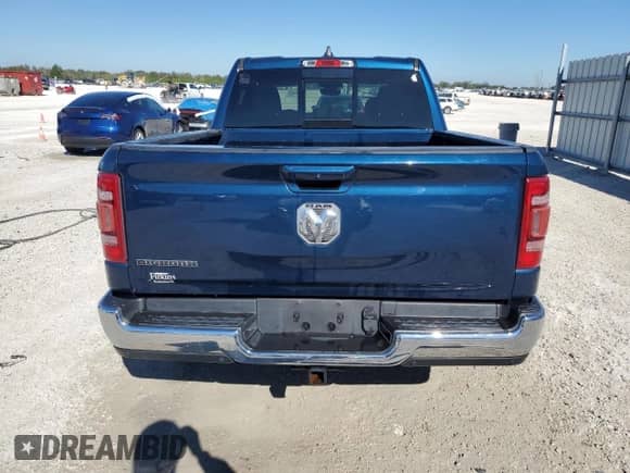2021 Ram 1500 Big Horn with VIN 1C6RREFG6MN589974, listed as a Copart auction lot 82970744 with 43,167 mi miles and Salvage title. Bid and sale history available at DreamBid. Image 6.