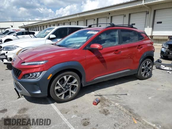 2022 Hyundai Kona Limited z VIN KM8K5CA31NU876303, wystawiony jako Copart lot #66302845 z przebiegiem 27 937 mil mil oraz Szkoda całkowita • Salvage title. Historia ofert i sprzedaży dostępna na DreamBid. Obrazek 1.