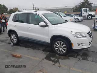 2011 Volkswagen Tiguan S with VIN WVGBV7AX5BW501783, listed as a IAAI auction lot 43546848 with 185,325 mi miles and . Bid and sale history available at DreamBid. Image 1.