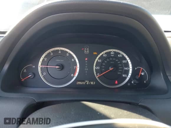 2009 Honda Accord EX-L with VIN 1HGCP36869A032029, listed as a Copart auction lot 82501925 with 99,222 mi miles and Salvage title. Bid and sale history available at DreamBid. Image 9.