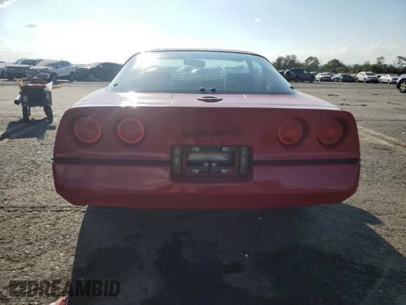 1984 Chevrolet Corvette with VIN 1G1AY0783E5142550, listed as a Copart auction lot 72396204 with 35,098 mi miles and Salvage title. Bid and sale history available at DreamBid. Image 6.