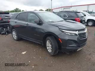 2022 Chevrolet Equinox LS with VIN 3GNAXSEV5NS166036, listed as a IAAI auction lot 42316668 with 74,625 mi miles and . Bid and sale history available at DreamBid. Image 1.