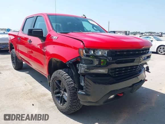 2020 Chevrolet Silverado 1500 LT Trail Boss with VIN 3GCPYFED6LG364624, listed as a IAAI auction lot 43189540 with 127,309 mi miles and . Bid and sale history available at DreamBid. Image 1.