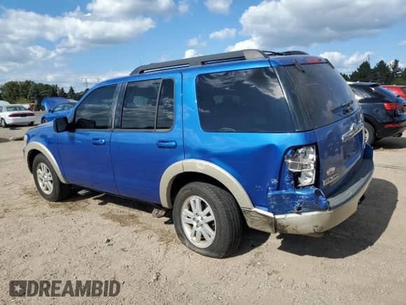 2010 Ford Explorer Eddie Bauer with VIN 1FMEU7EE7AUA78420, listed as a Copart auction lot 83968995 with 166,254 mi miles and Salvage title. Bid and sale history available at DreamBid. Image 2.