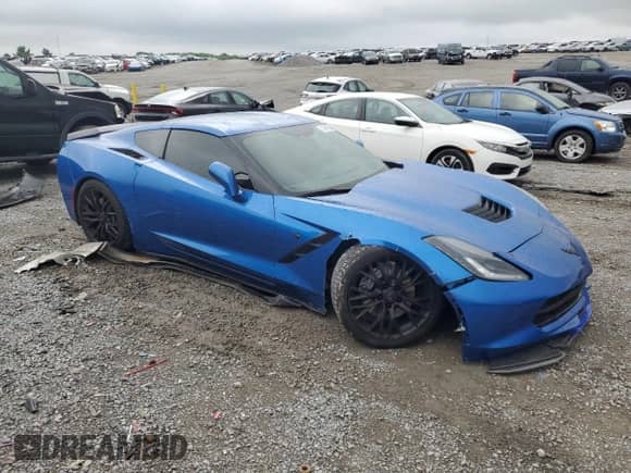 2014 Chevrolet Corvette 2LT z VIN 1G1YD2D76E5106059, wystawiony jako Copart lot #54941684 z przebiegiem 39 254 mil mil oraz Szkoda całkowita • Salvage title. Historia ofert i sprzedaży dostępna na DreamBid. Obrazek 4.
