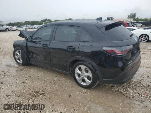 2023 Honda HR-V LX with VIN 3CZRZ1H39PM719119, listed as a Copart auction lot 59119985 with 75,002 mi miles and Non repairable. Bid and sale history available at DreamBid. Image 2.