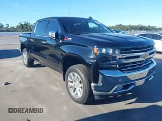2020 Chevrolet Silverado 1500 LTZ with VIN 3GCUYGETXLG378459, listed as a IAAI auction lot 43302074 with 39,747 mi miles and . Bid and sale history available at DreamBid. Image 1.