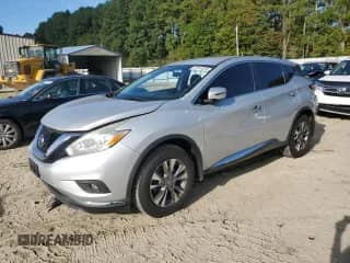 2016 Nissan Murano Platinum with VIN 5N1AZ2MH3GN146343, listed as a Copart auction lot 72101615 with 126,239 mi miles and Salvage title. Bid and sale history available at DreamBid. Image 1.