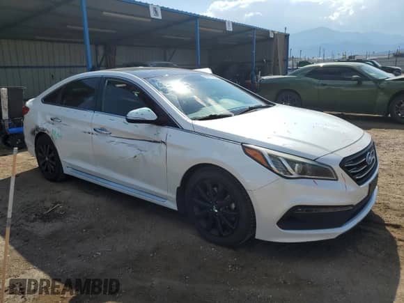 2016 Hyundai Sonata Sport with VIN 5NPE34AF6GH306124, listed as a Copart auction lot 69877755 with 139,614 mi miles and Salvage title. Bid and sale history available at DreamBid. Image 4.