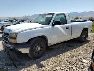 2006 Chevrolet Silverado 1500 Work Truck z VIN 3GCEC14V06G207663, wystawiony jako Copart lot #63872775 z przebiegiem 269 035 mil mil oraz Szkoda całkowita • Salvage title. Historia ofert i sprzedaży dostępna na DreamBid. Obrazek 1.