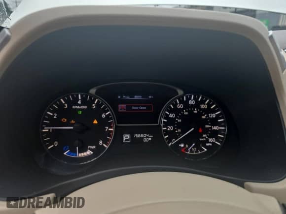 2014 Nissan Pathfinder Platinum Hybrid with VIN 5N1CR2MM0EC653814, listed as a Copart auction lot 61651985 with 156,604 mi miles and Clean title. Bid and sale history available at DreamBid. Image 8.