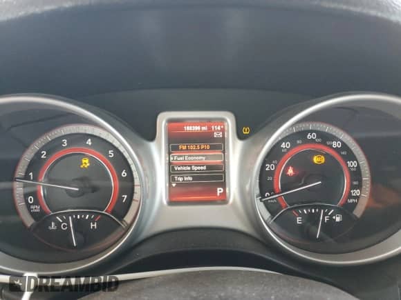 2015 Dodge Journey SE with VIN 3C4PDCAB2FT600003, listed as a Copart auction lot 68659695 with 168,396 mi miles and Salvage title. Bid and sale history available at DreamBid. Image 9.