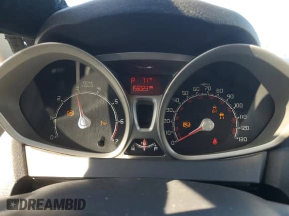 2012 Ford Fiesta SE with VIN 3FADP4EJ2CM118449, listed as a Copart auction lot 86500605 with 156,023 mi miles and Salvage title. Bid and sale history available at DreamBid. Image 9.