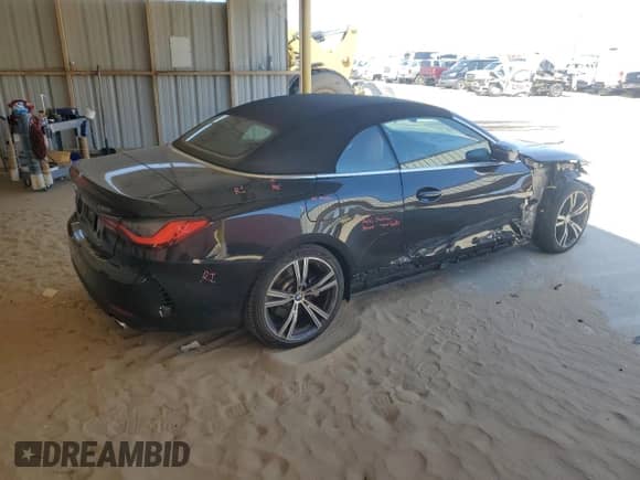 2023 BMW 4 Series 430i z VIN WBA23AT02PCL58336, wystawiony jako Copart lot #50940835 z przebiegiem 22 680 mil mil oraz Szkoda całkowita • Salvage title. Historia ofert i sprzedaży dostępna na DreamBid. Obrazek 3.