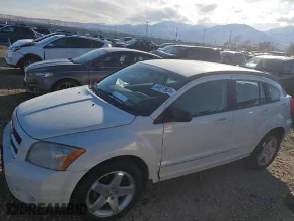 2008 Dodge Caliber R/T with VIN 1B3HE78K48D702234, listed as a Copart auction lot 44811835 with 161,612 mi miles and Salvage title. Bid and sale history available at DreamBid. Image 1.