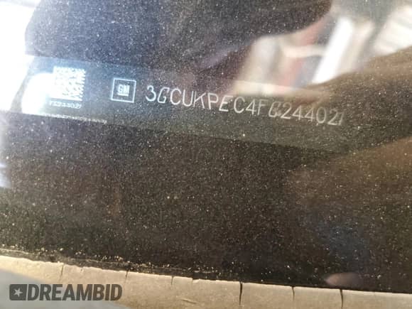 2015 Chevrolet Silverado 1500 Work Truck with VIN 3GCUKPEC4FG244021, listed as a Copart auction lot 48167085 with 177,842 mi miles and Salvage title. Bid and sale history available at DreamBid. Image 14.