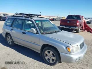 2002 Subaru Forester S with VIN JF1SF65672H715973, listed as a IAAI auction lot 42813507 with 210,614 mi miles and . Bid and sale history available at DreamBid. Image 1.