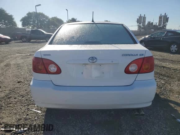 2003 Toyota Corolla LE with VIN 1NXBR32E83Z118296, listed as a Copart auction lot 82462505 with 155,356 mi miles and Salvage title. Bid and sale history available at DreamBid. Image 6.