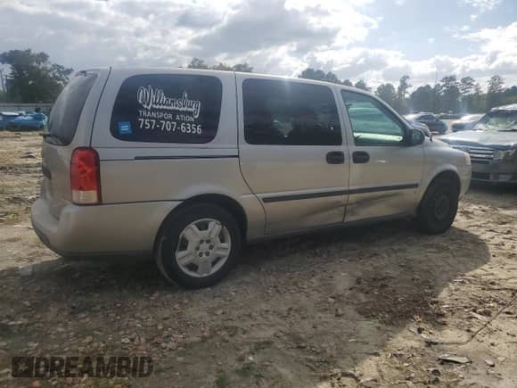2006 Chevrolet Uplander LS с VIN 1GNDV23L26D145568, выставлен на аукционе Copart как лот 84746825 с пробегом 122 405 миль миль и Чистый • Clean title. История ставок и продаж доступна на DreamBid. Изображение 3.