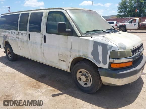 2006 Chevrolet Express Passenger с VIN 1GAHG39UX61138694, выставлен на аукционе IAAI как лот 42845329 с пробегом 110 501 миль миль и . История ставок и продаж доступна на DreamBid. Изображение 1.