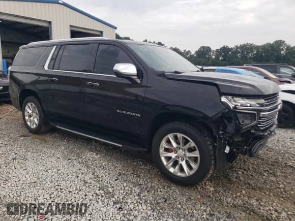 2022 Chevrolet Suburban Premier с VIN 1GNSCFKD0NR177371, выставлен на аукционе Copart как лот 65184644 с пробегом 48 882 миль миль и Списание • Salvage title. История ставок и продаж доступна на DreamBid. Изображение 4.