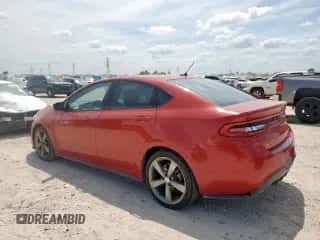 2015 Dodge Dart GT with VIN 1C3CDFEB1FD112827, listed as a Copart auction lot 70955785 with 172,667 mi miles and Salvage title. Bid and sale history available at DreamBid. Image 2.