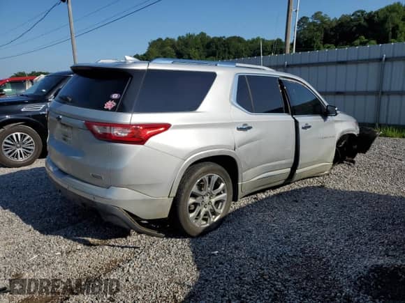 2018 Chevrolet Traverse Premier с VIN 1GNERKKW4JJ246349, выставлен на аукционе Copart как лот 62103685 с пробегом Не указан миль и Списание • Salvage title. История ставок и продаж доступна на DreamBid. Изображение 3.