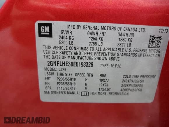 2014 Chevrolet Equinox LTZ с VIN 2GNFLHE30E6198328, выставлен на аукционе Copart как лот 72009335 с пробегом 132 265 миль миль и Списание • Salvage title. История ставок и продаж доступна на DreamBid. Изображение 13.