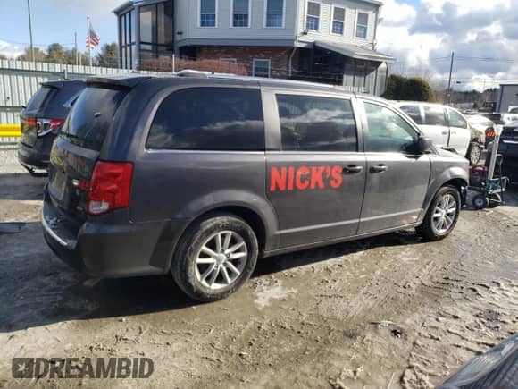 2019 Dodge Grand Caravan SXT with VIN 2C4RDGCG0KR689415, listed as a Copart auction lot 42210835 with 93,114 mi miles and Salvage title. Bid and sale history available at DreamBid. Image 3.