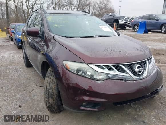2013 Nissan Murano SV с VIN JN8AZ1MW5DW313664, выставлен на аукционе IAAI как лот 41570191 с пробегом 131 000 миль миль и . История ставок и продаж доступна на DreamBid. Изображение 1.